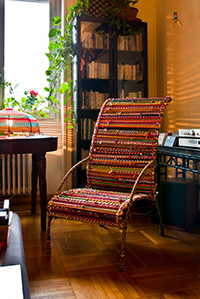 katran chair at client home sahil sarthak